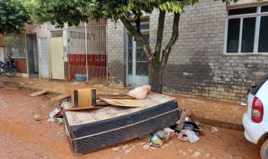 Defesa Civil de Leopoldina faz apelo por doações para atingidos pela chuva em Ribeiro Junqueira