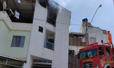 Moradora é encontrada morta dentro de apartamento incendiado em Muriaé