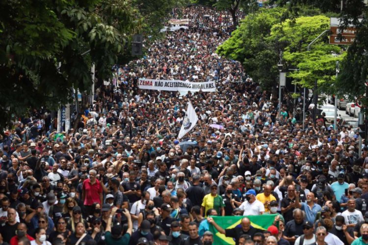 Protesto dos policiais em MG: como foi a manifestação das forças de segurança