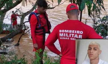 Após dois dias de buscas, corpo de jovem é encontrado no Rio Muriaé