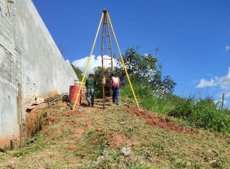 Iniciada sondagem em terreno para construção da UBS Palmeiras
