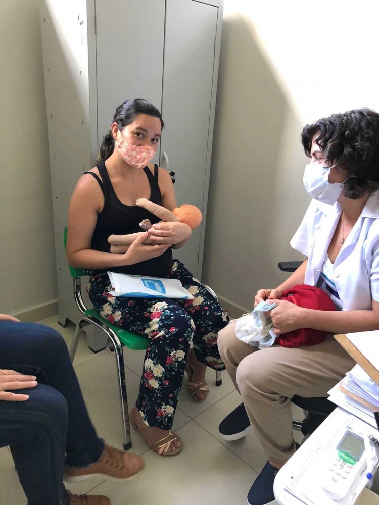 Equipe de Saúde do Bom Pastor retoma atividades do Grupo de Gestantes