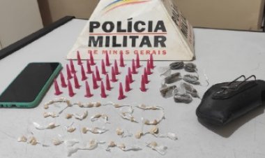 Polícia Militar efetua prisão por tráfico ilícito de drogas em Guidoval