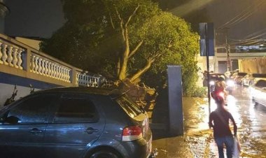 Forte tempestade causa danos em diversos pontos de Ubá