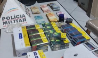 Polícia Militar efetua prisões por tráfico de drogas em Guidoval