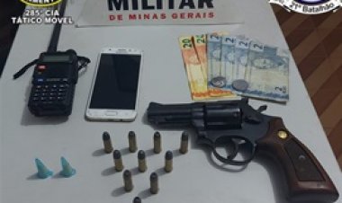Polícia Militar efetua prisão por porte ilegal de arma de fogo