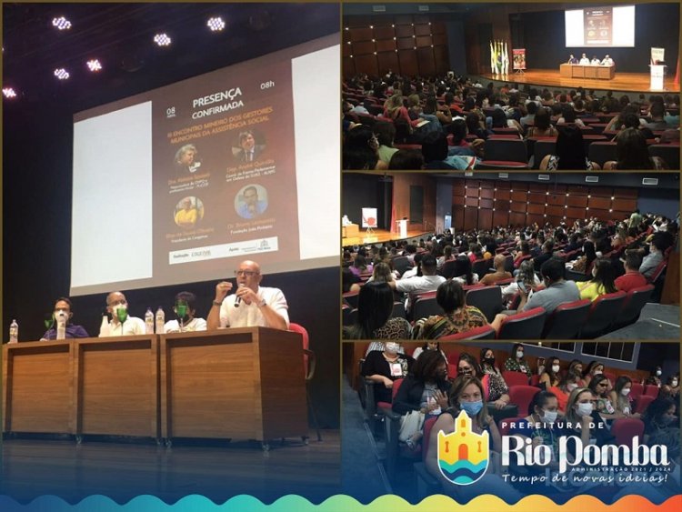 Rio Pomba participa do III Encontro Mineiro dos Gestores Municipais da Assistência Social