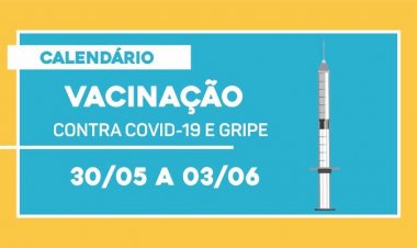 Prefeitura de Ubá divulga novo calendário de vacinação contra COVID e Gripe