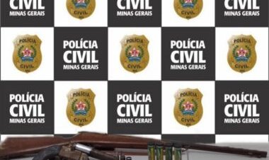 Suspeito de stalking é preso pela PCMG com armas de fogo em Ervália