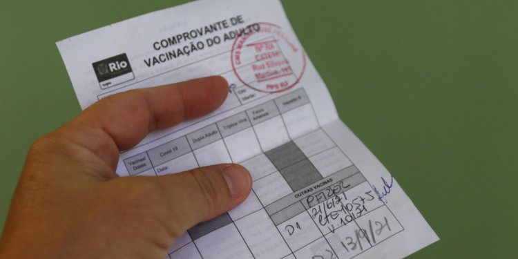 Comprovante de vacinação agora pode ser acessado offline