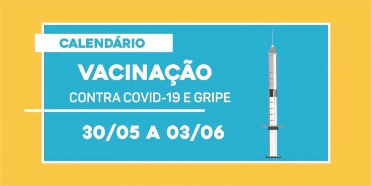 Prefeitura de Ubá divulga novo calendário de vacinação contra COVID e Gripe