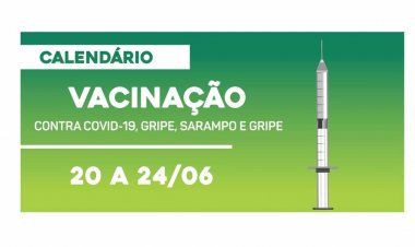 Ubá divulga novo calendário de vacinação contra COVID, Sarampo e Gripe