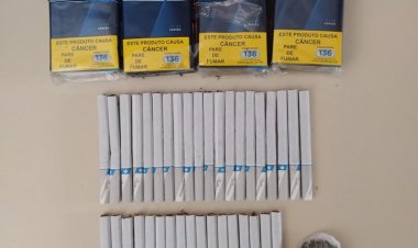 Cigarros de maconha enviados por correspondência, são apreendidos por policiais penais