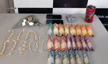 Denúncia de agressão a avó termina na prisão do neto por tráfico