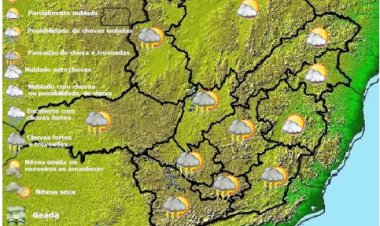 Previsão do tempo para Minas Gerais nesta quarta-feira, 22 de fevereiro