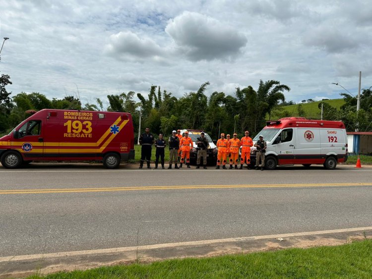 Ubá: Blitz Educativa na Rodovia MG 447, Trevo do bairro Peixoto Filho