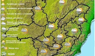 Previsão do tempo para Minas Gerais nesta quarta-feira, 1 de março