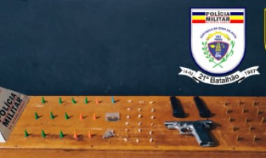 Ubá: Polícia Militar prende autor de tráfico de drogas no São Domingos