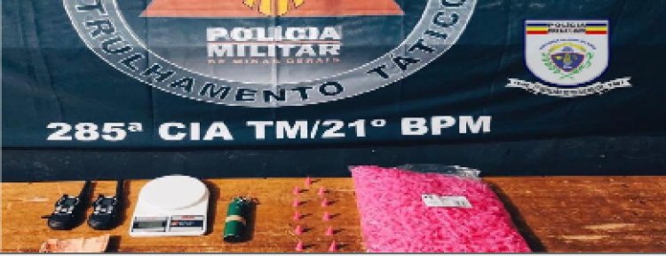 Ubá: Polícia Militar prende autor de tráfico de drogas no bairro São João