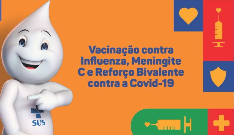 Ubá: Vacinação contra Influenza, Meningite C e Reforço Bivalente contra a Covid-19