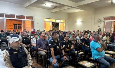 Reunião com produtores rurais e representantes das Polícias Civil e Militar, sobre segurança no campo na Zona da Mata