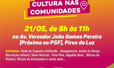 Esporte e Cultura nas comunidades: Pires da Luz recebe evento neste domingo