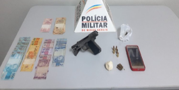 Polícia Militar prende autor por porte ilegal de arma de fogo em Mercês
