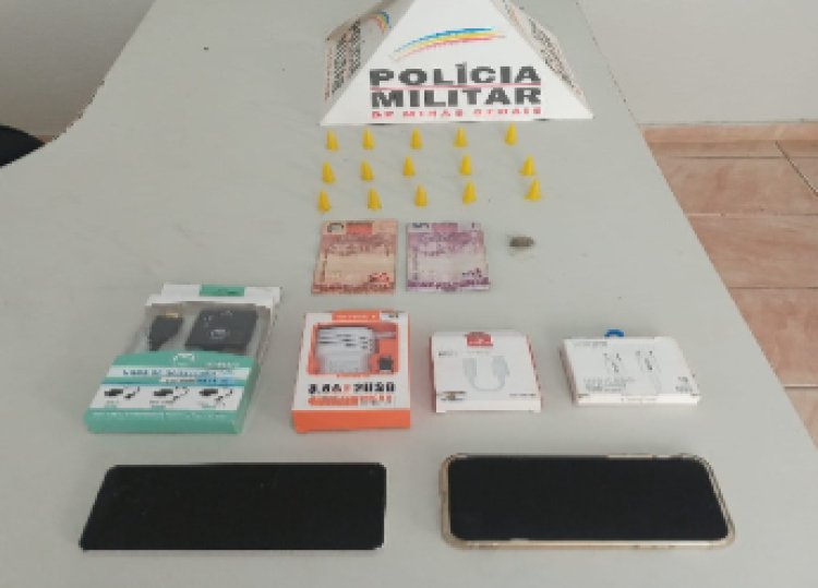 PM prende homem por tráfico de drogas e receptação em Visconde do Rio Branco