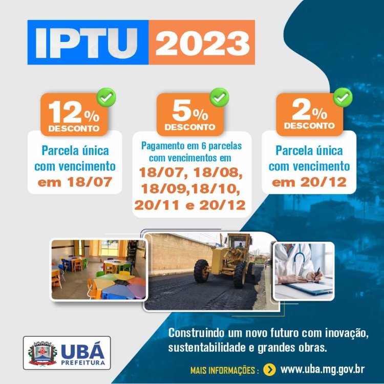 IPTU 2023: Guias começam a ser entregues aos contribuintes
