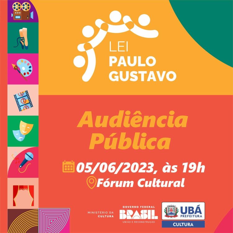 Prefeitura de Ubá realiza audiência pública sobre a Lei Paulo Gustavo