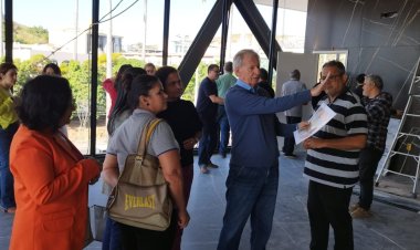 Prefeito de Ubá apresenta o andamento das obras do futuro Centro Administrativo