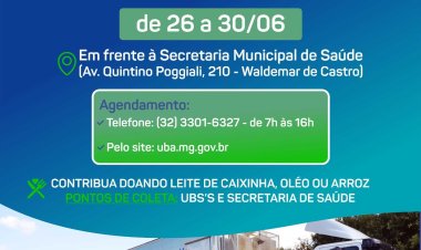 Unidade Móvel da Fundação Cristiano Varella estará em Ubá a partir de 26/06