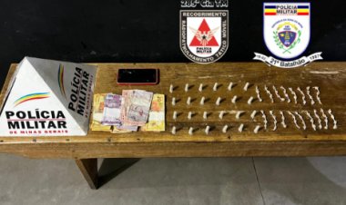 Polícia Militar prende autores de tráfico de drogas em Ubá
