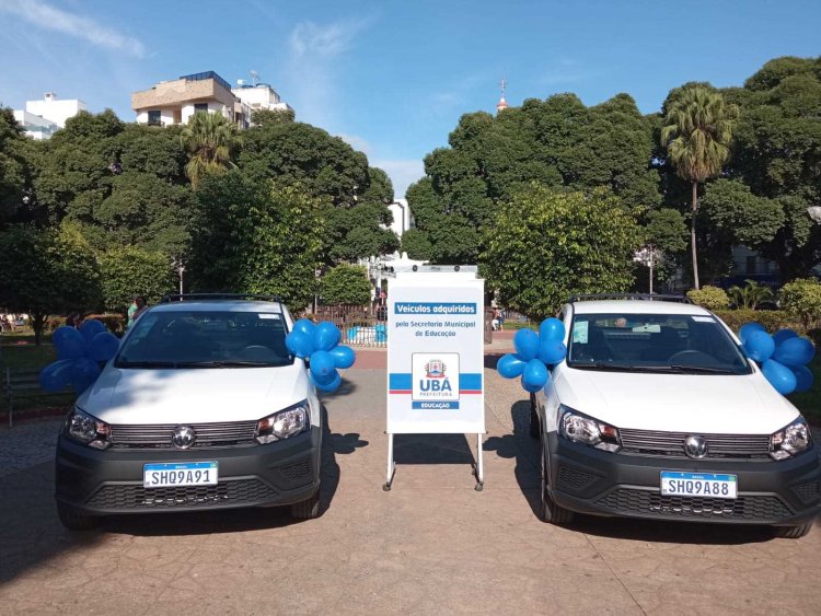Ubá: Educação recebe dois novos veículos
