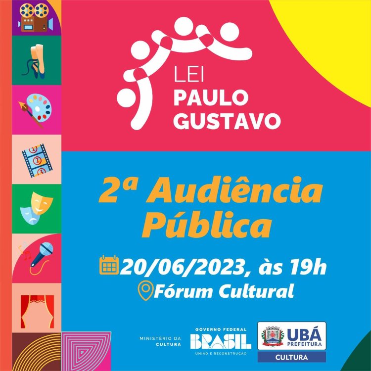 Prefeitura de Ubá realiza 2ª audiência pública sobre a Lei Paulo Gustavo