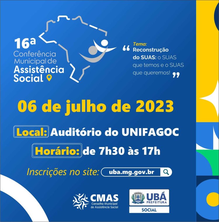 Ubá realiza 16ª Conferência Municipal de Assistência Social