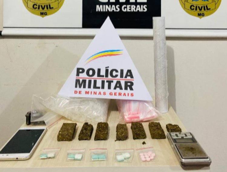 Polícia Militar prende autores por tráfico de drogas em Rio Pomba