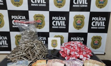 PCMG prende três autores pelos crimes de tráfico e associação ao tráfico de drogas em Leopoldina