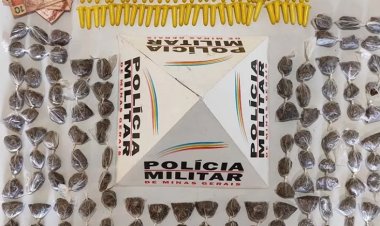 PM apreende drogas e arma de fogo durante operação em Além Paraíba