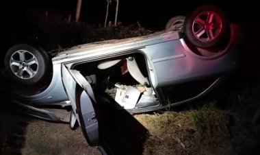 Rapaz sem habilitação bate carro em ônibus e vai preso em Piraúba