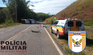 Homem morre em acidente de trânsito na MG-353, km 51, em Coronel Pacheco