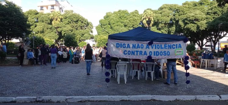 Prefeitura de Ubá realiza atividade voltada para os Idosos no Junho Violeta