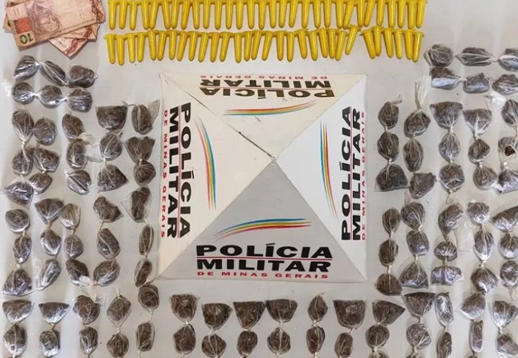 PM apreende drogas e arma de fogo durante operação em Além Paraíba