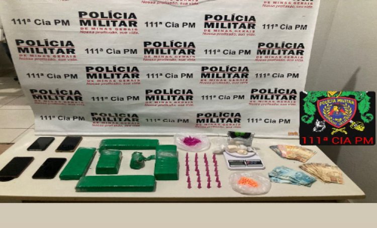 Polícia Militar prende autor de tráfico de drogas em Visconde do Rio Branco