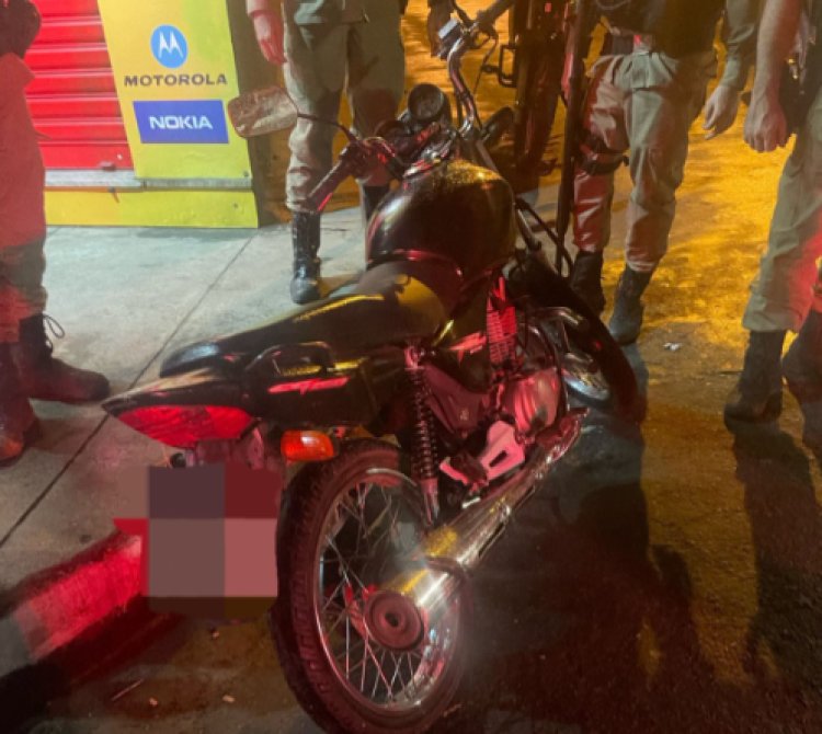 Polícia Militar recupera motocicleta roubada e prende o autor do roubo no Jardim Glória