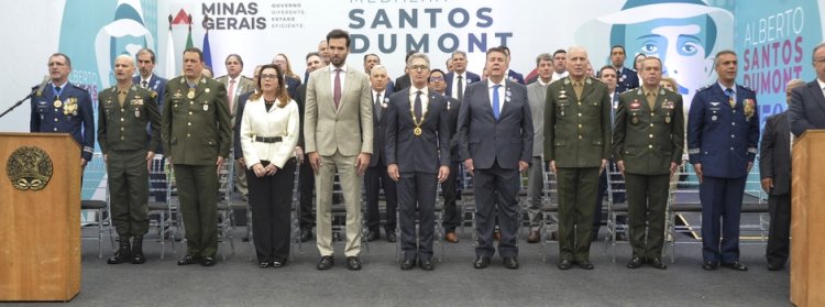Medalha Santos Dumont: cerimônia faz referência aos 150 anos do nascimento do inventor mineiro