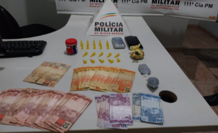 Polícia Militar prende autores de tráfico de drogas em Visconde do Rio Branco