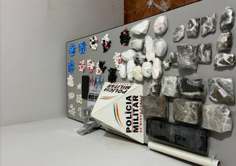 Polícia Militar prende autor de tráfico de drogas em Rio Pomba