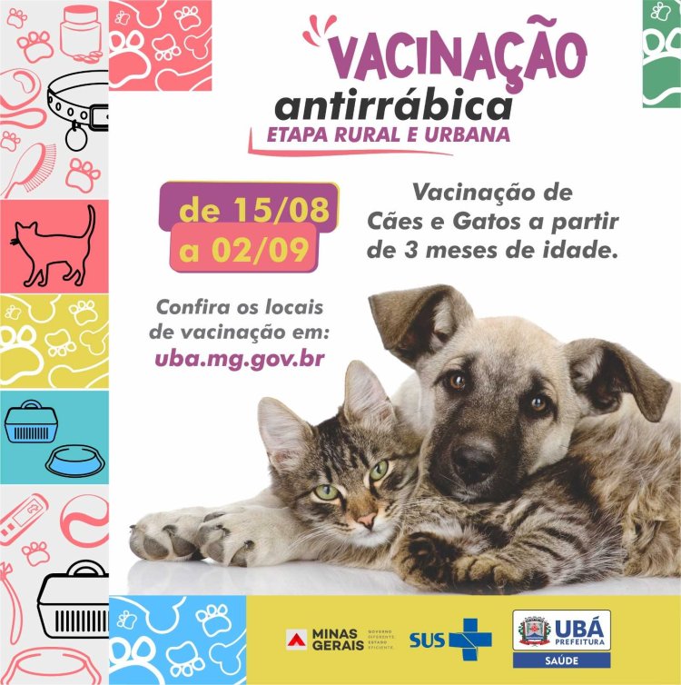 Ubá inicia Campanha de Vacinação Antirrábica