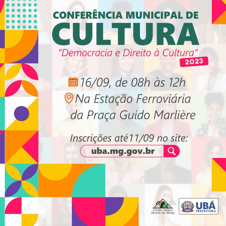 Ubá: Conferência Municipal de Cultura acontece em setembro